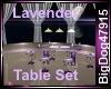 [BD] LavenderTableSet