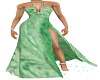 Green Brocade Gown