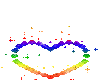 Rainbow Jewel Heart