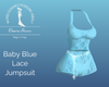 Baby Blue Lace Jumpsuit