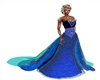 love blue  gown
