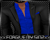 X Blue Full Suit + Shirt