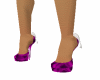 formal purple high heels