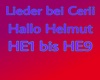 Hallo Helmut