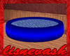 (L) Blue Beveled Hot Tub