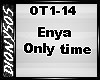 *D* Enya Only time