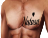Natasa Chest Tatoo