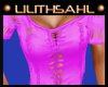 LS~Pink Rip Top
