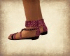Pink Leopard Sandals 