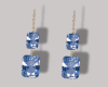 Blue Topaz Earrings