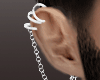 Earring White Chain