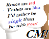 CM! I'd rather be single