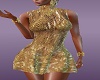 Gold Glitzy Dress RLS