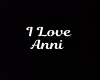 I Love Annie Necklace/M