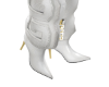 Letter Boots White