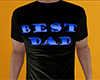 Best Dad Shirt Blue (M)