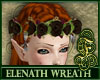 Elenath Wreath Black