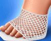 White Crochet Heels