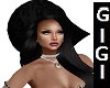 ALI BLK HAIR BLACK HAT