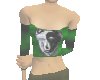 Green wolf top