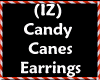 (IZ) Candy Cane Earrings