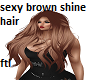 sexy brown shine hair