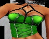 green corset w harness