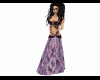 sexy purple gown