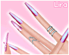 Lilac Glam Nails