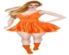 MY Orange Sparkle Dress