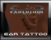 EXORDIUM Ear Tattoo