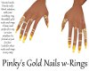 Pinkys Gold Nailsw-Rings