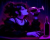 at the bar