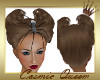 Brown Updo with Spider