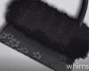 Dragoness Fur Black Bag