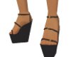 grey/brown wedge sandals