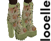 Granny Floral Boots