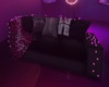 Pink Glow sofa +lights