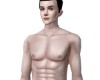 Pale realistic male skin