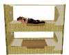 bamboo bunkbed w/poses