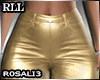 Leather pants gold RLL
