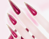 ღ nails red