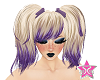 purple blonde ponytails