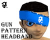 a!| Gun Pattern Headband