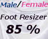 Male/Fem Foot Scaler 85%