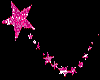 pink animated stars