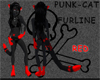 Punk-cat RED fur