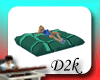 D2k-Big Pillow Green