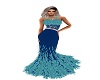 AAP-Formal Feather Gown