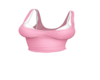 PinkTopWhiteBra
